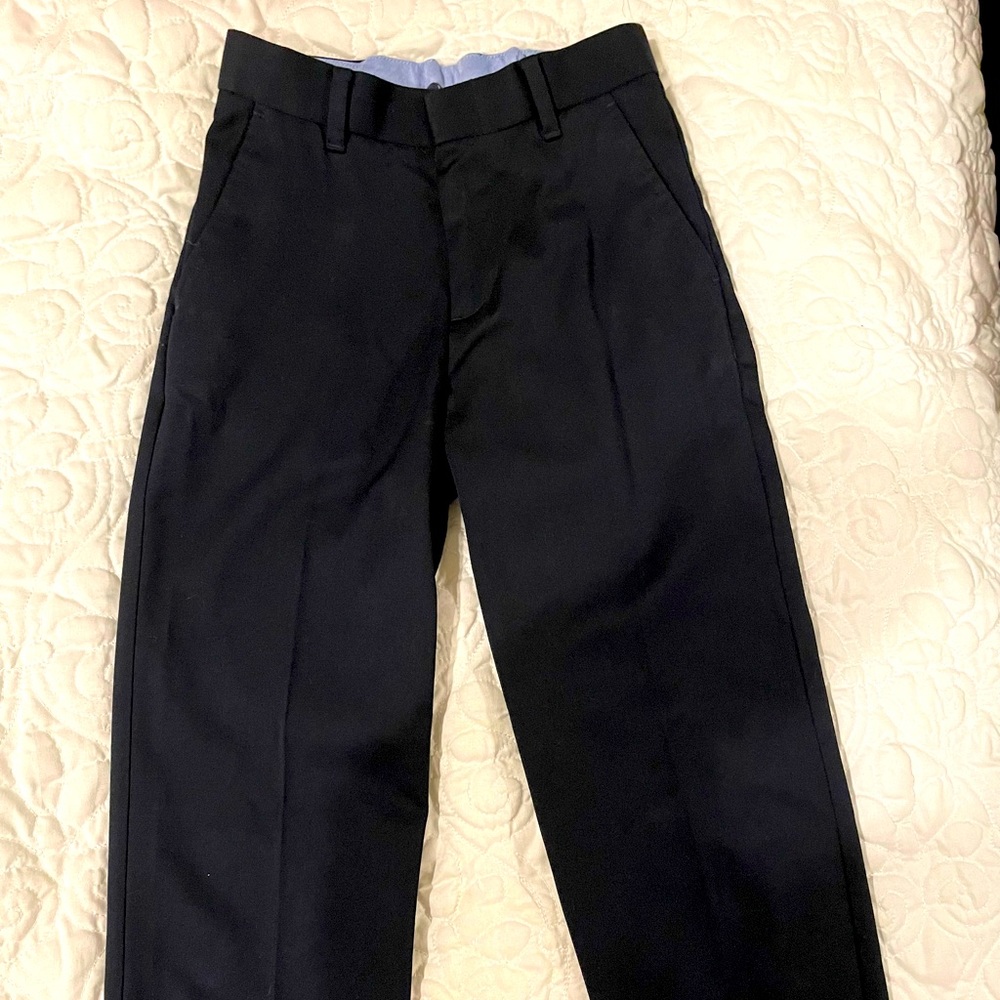 Boys navy dress pants